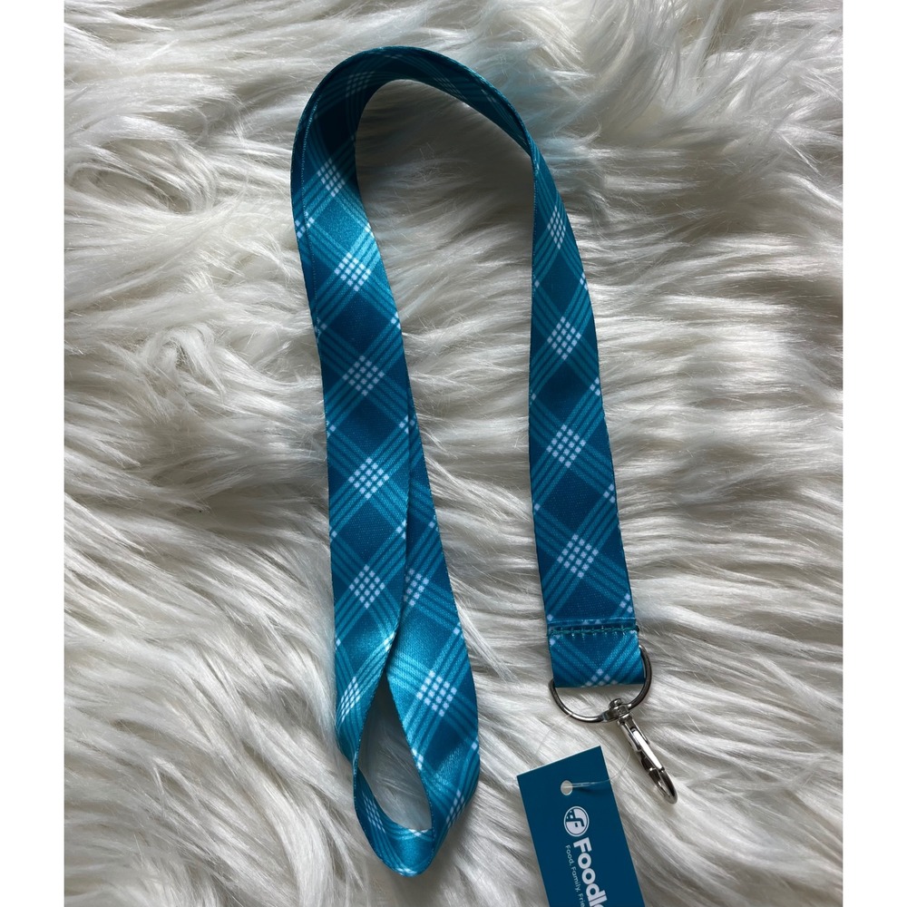 Palaka Lanyard Teal Foodland Hawaii NWT